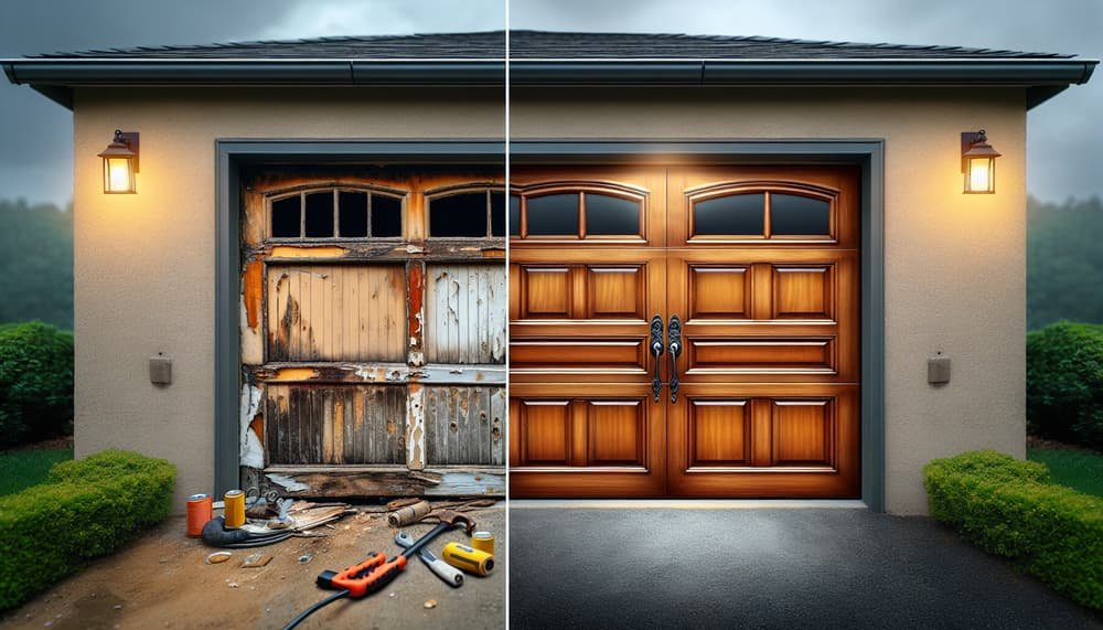 Garage door work in Wayside Woods
