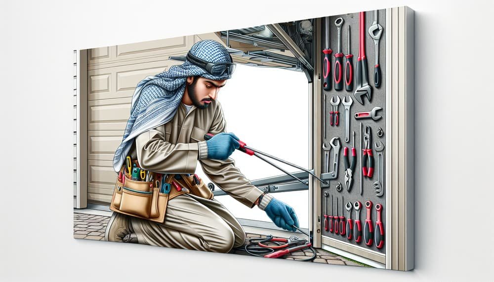 Garage door work in Hollis