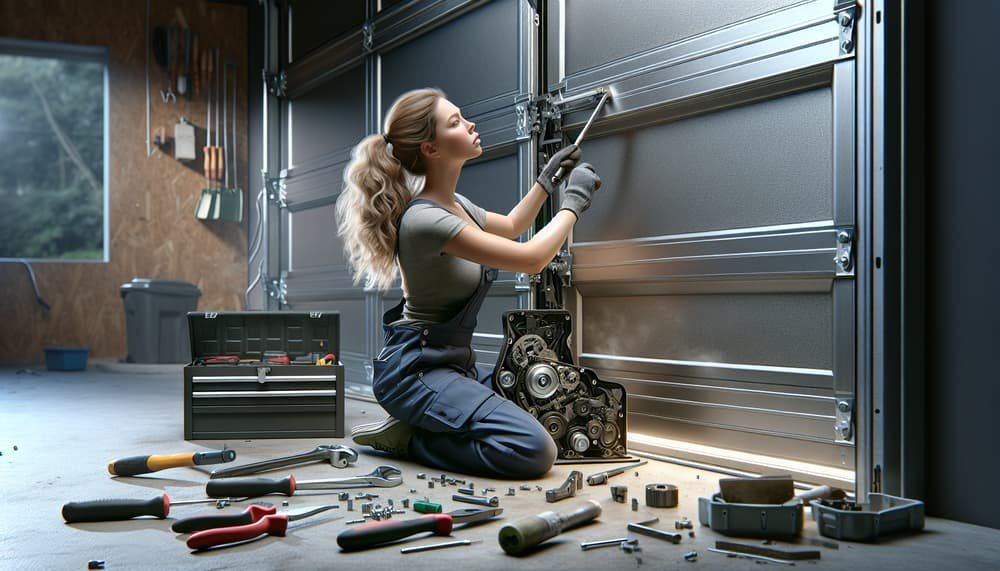 Garage door work in West Townsend