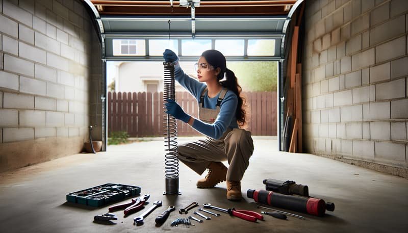 Garage Door Spring Repair in Westford