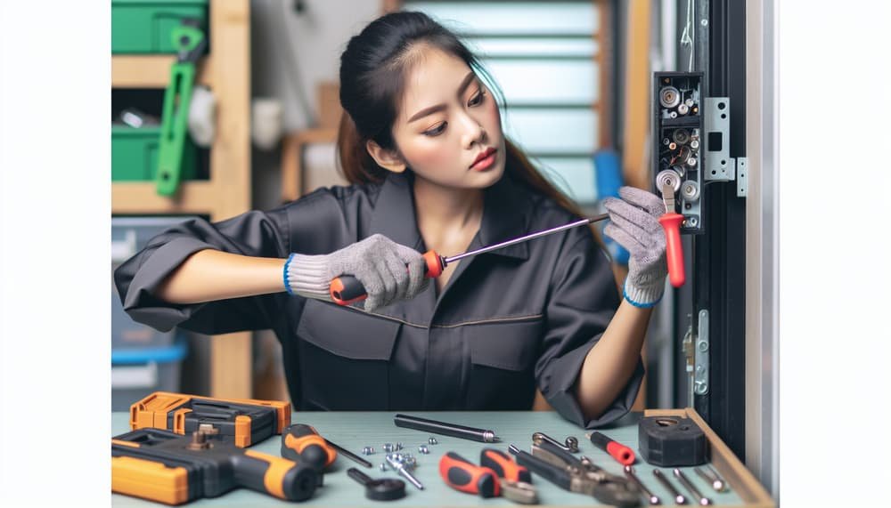 Garage door work in Hollis