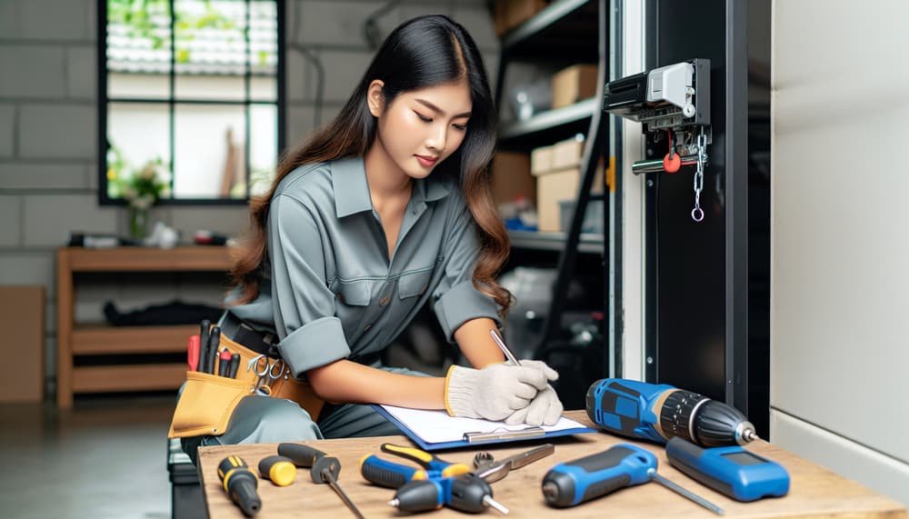 Garage door work in Fitchburg